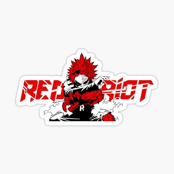 

Eijiro Red Riot Kirishima My Hero Ac 5PCS Stickers for Wall Laptop Stickers Print Funny Decor Bumper Water Bottles Anime Art