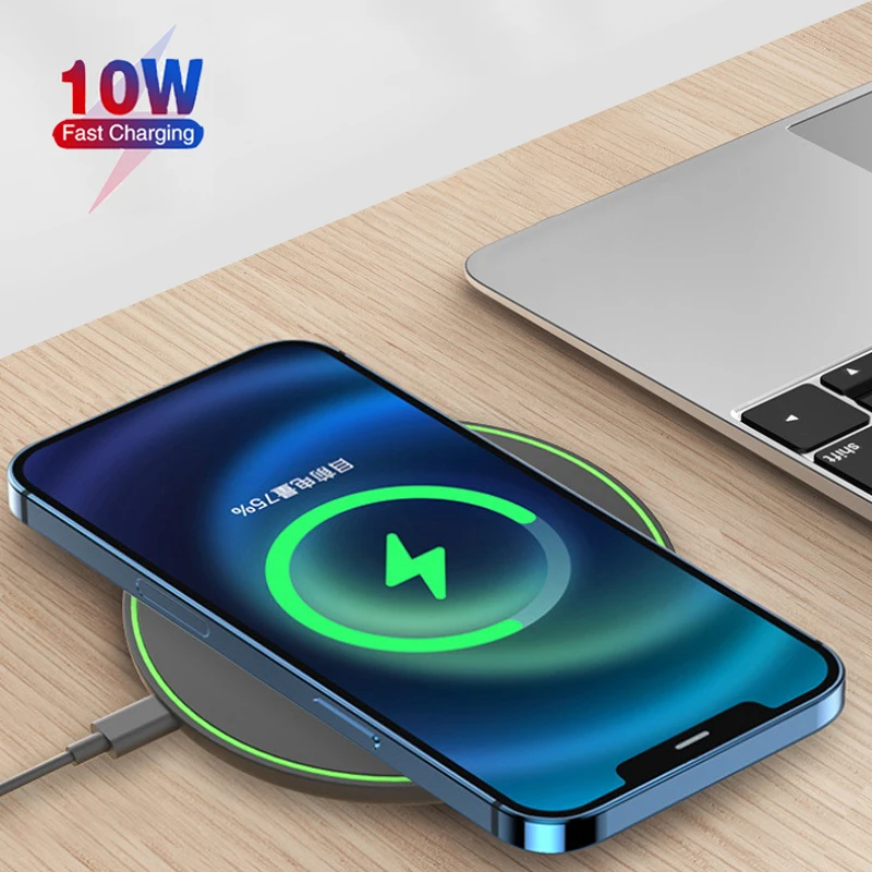 

Быстрое беспроводное зарядное устройство 10 Вт, кронштейн для Iphone 11 12promax Samsung Huawei Note 9 8, Быстрое беспроводное зарядное устройство Xiaomi