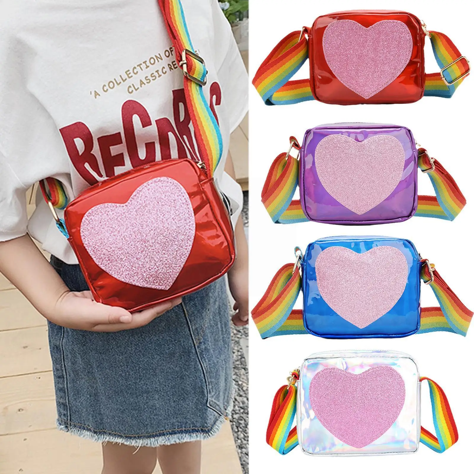 

Женская сумка через плечо в форме сердца, K3w6