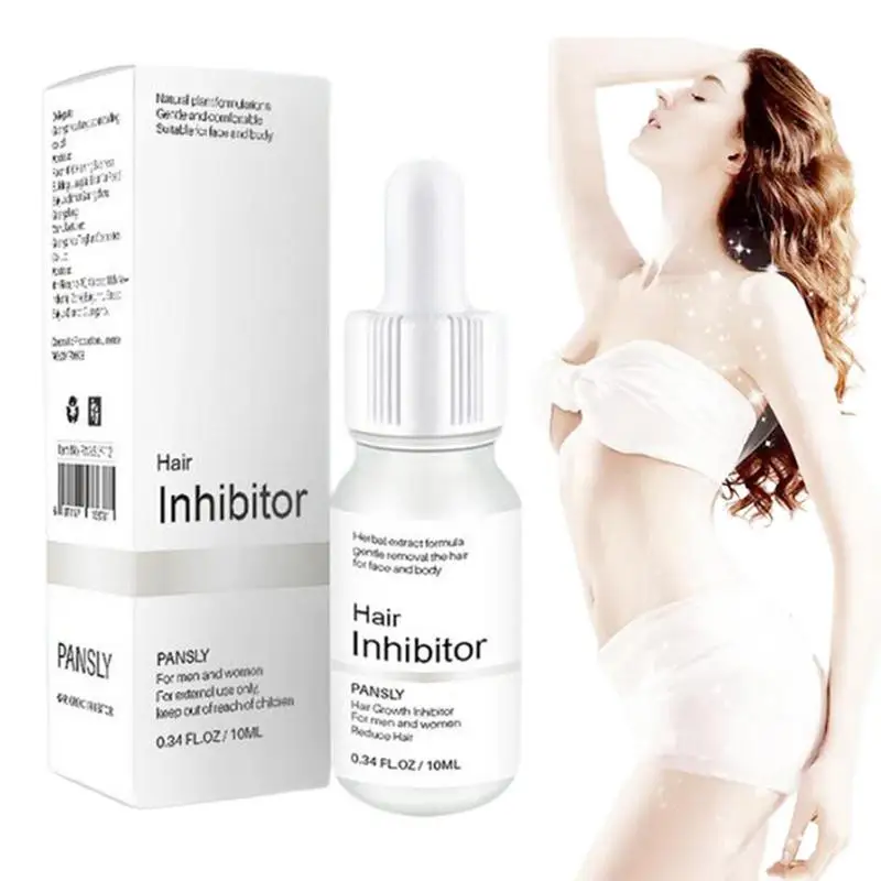 

Inhibits Hair Growth Permanent Painless Hair Removal Spray Stop Hair Growth Inhibitor Shrink Pores Skin Smooth Repair Essence
