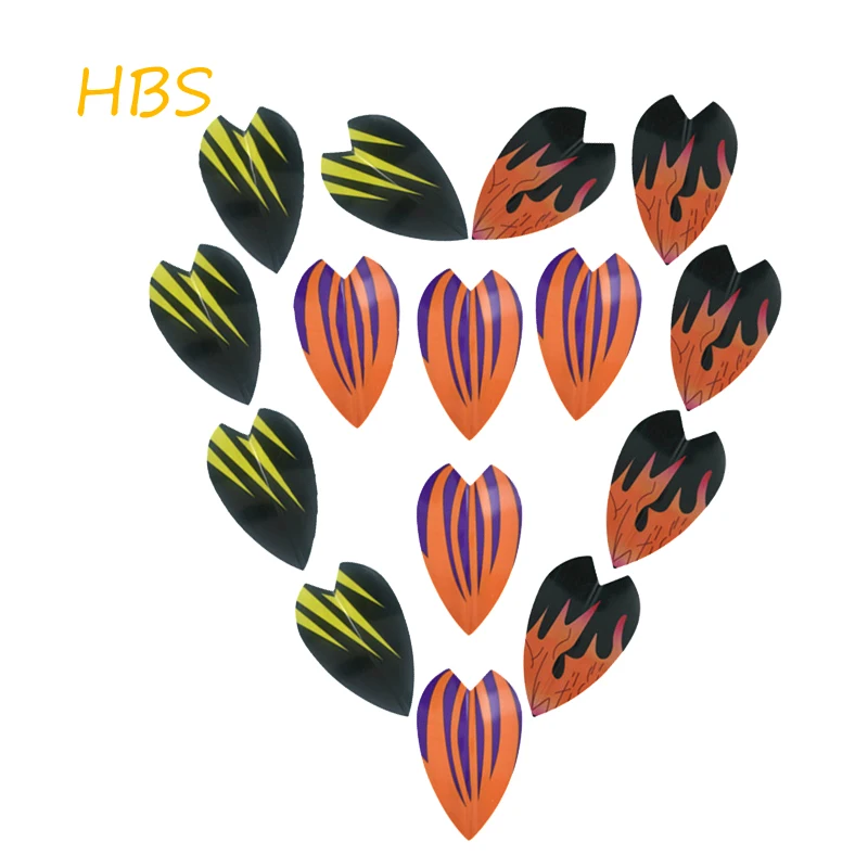 HBS 30 шт. яркий цвет высокоскоростная игра для бросания крыльев мягкий наконечник