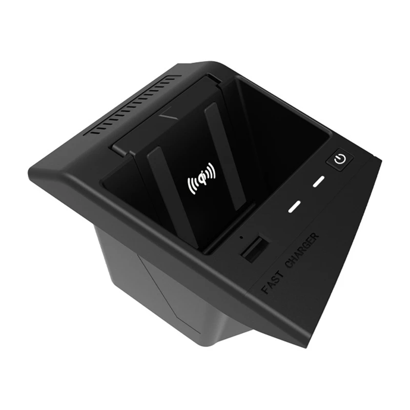 Car QI Wireless Charger Fast Phone Charger Charging Case Phone Holder For Lexus ES ES350 ES200 ES260 ES300H 2018-