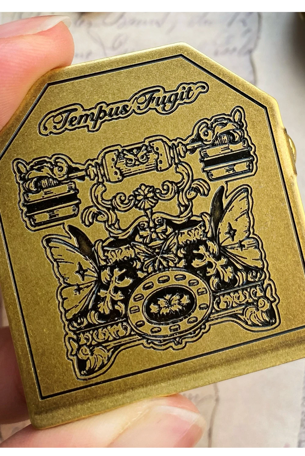 

Винтажные латунные скрепки для бумаг в форме кошек