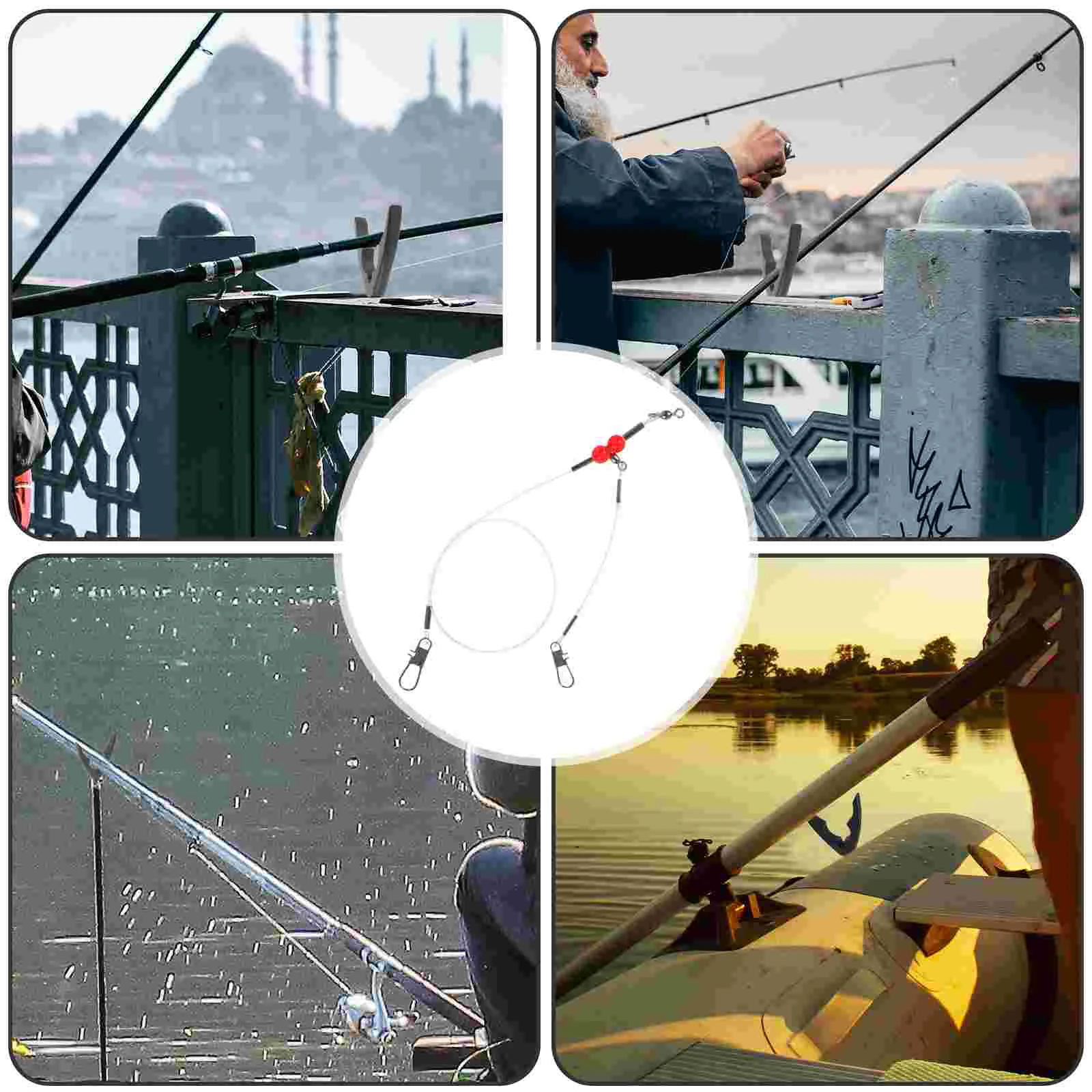 12 шт. поводки для приманки рыболовные снасти мух шпагат принадлежности морской