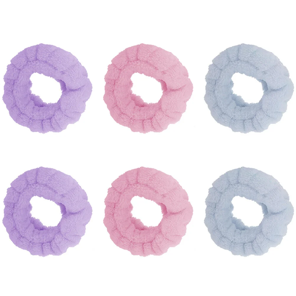

3 Pairs Wristband Spa Wash Washband Headband Set Face Towels Washing Headbands Wraps Comfortable Wristbands Convenient