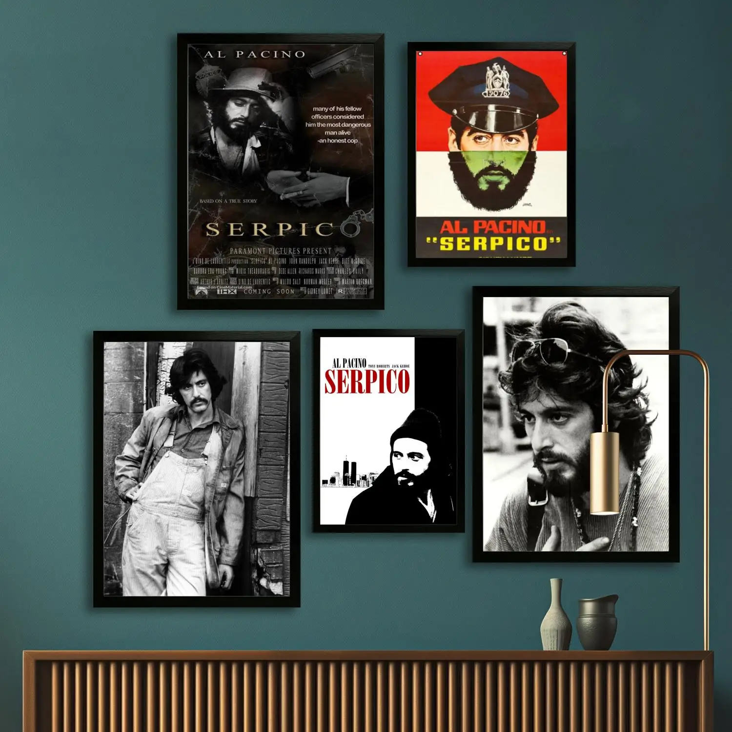 Серпико Печать на холсте Современный