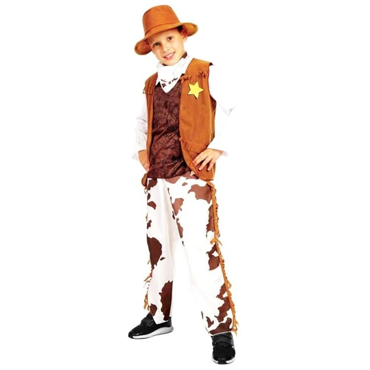 Санман мужской ковбойский костюм (От 7 до 9 лет)|Страшные костюмы| |