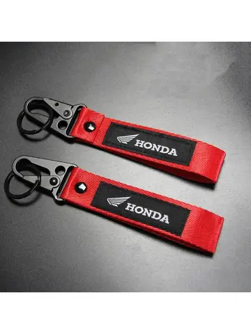 1 шт. автомобильный брелок для телефона, прочный ремешок для ключей, мотоциклетный брелок для Honda
