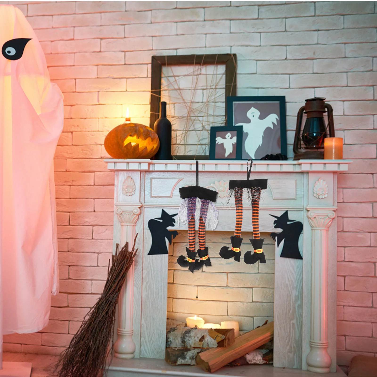 Хэллоуин Декор ведьмы ножки Висячие плохие венки автомобиль Новинка уличные