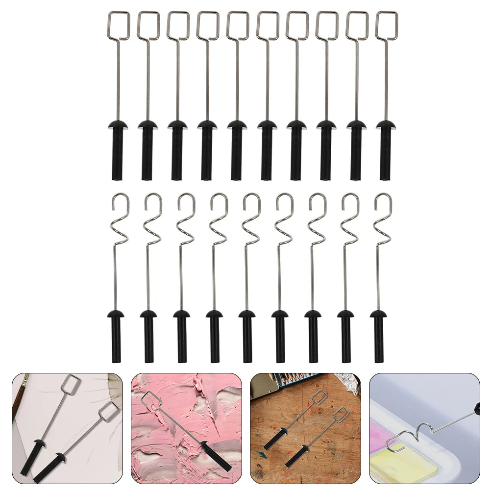 

20pcs Pigment Blending Device Heads Electric Pigment Agitator Mixer Heads