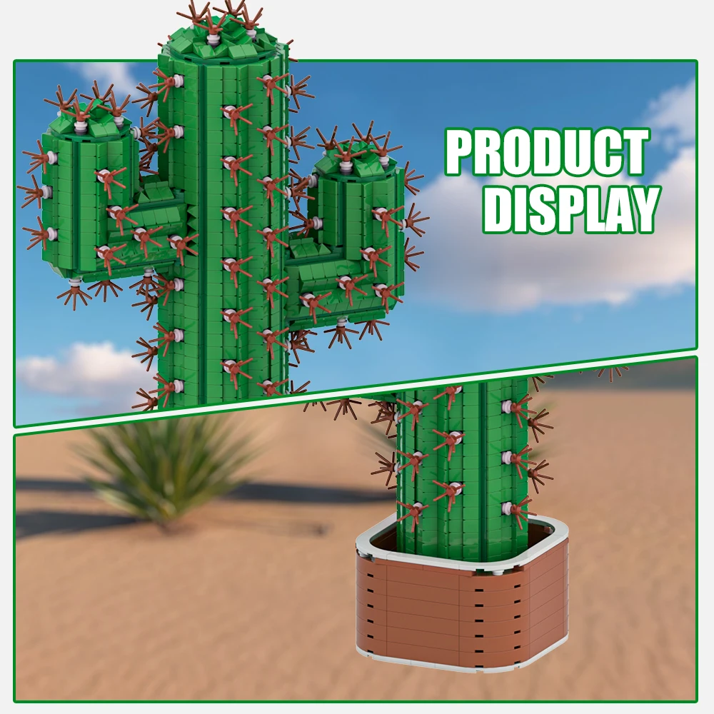 SETBRICKS Гигантский кактус-убежище