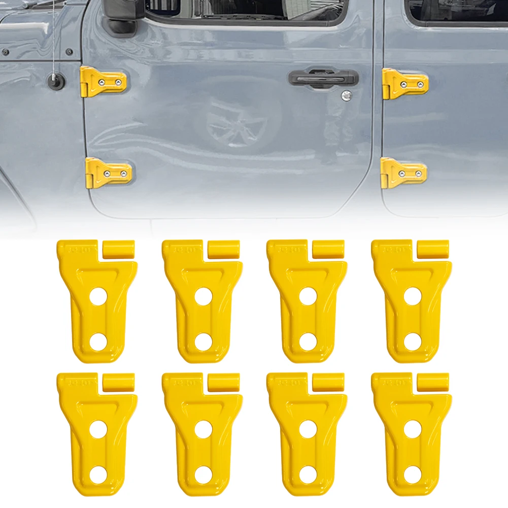 

8pcs/set Car Door Hinge Cover Exterior Trim Anti Scratch Replacement Styling ABS