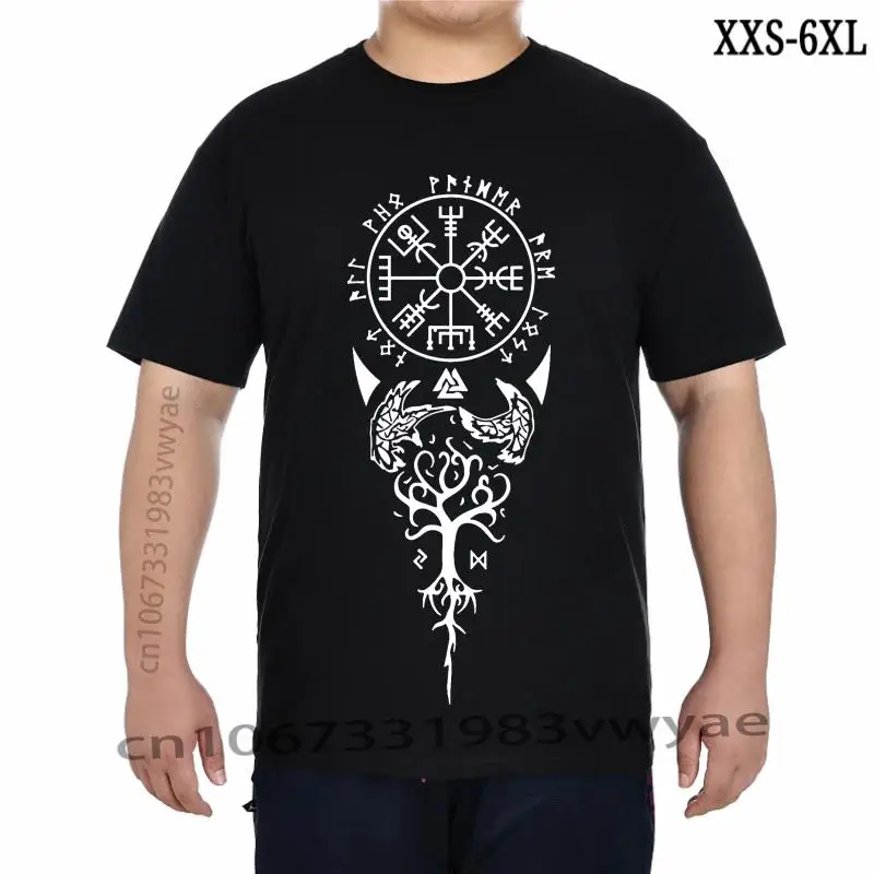

Vegvisir Runes Viking Compass Nordic Symbol T Shirt Letters Plus Size Create New Style Tee Shirt Summer Style Shirt XXS-6XL