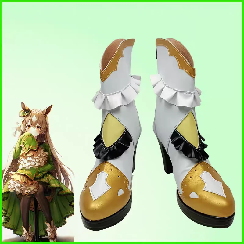Фото Игра аниме Pretty Derby Umamusume Satono Diamond, обувь для косплея на заказ, ботинки, реквизит на Рождество, Хэллоуин №1