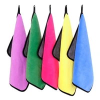 40x60cm red blue green car washing microfiber clothes vehicle detailing super absorbent towel ultra soft glass door drying cloth