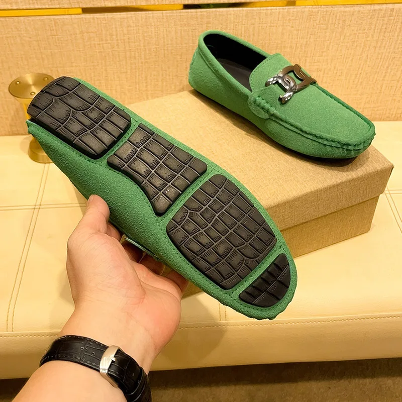 2024 новые крутые мужские повседневные мокасины фиолетовые уличные лоферы для