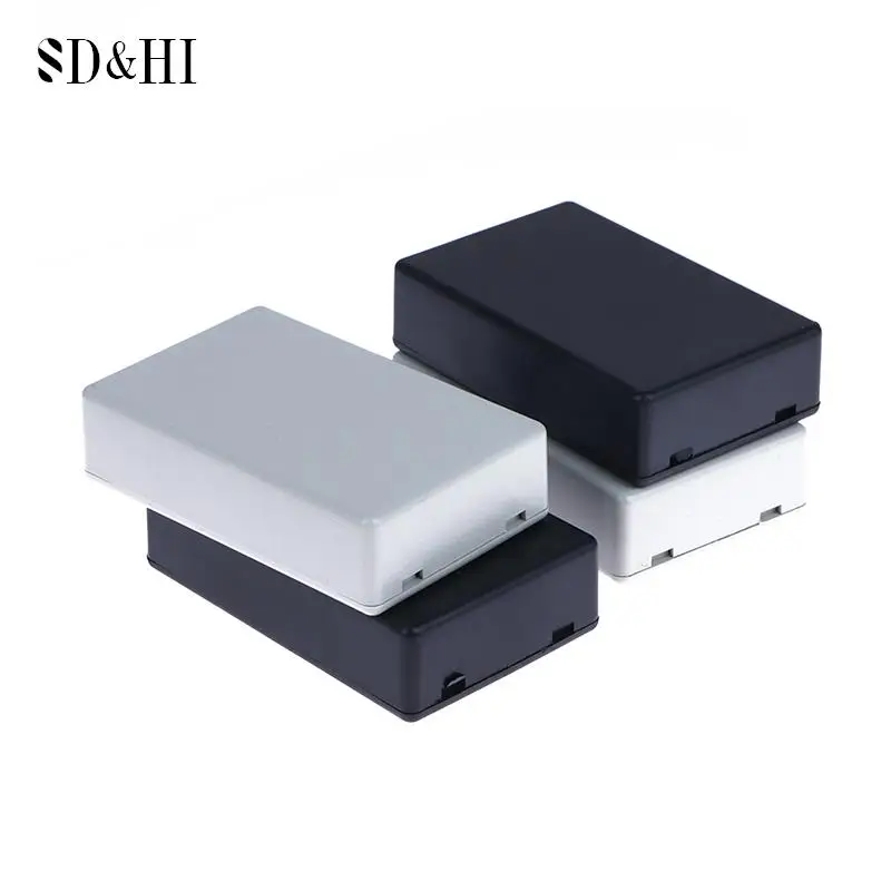 

2Pcs 70x45x18mm Plastic Buckle Junction Box Instrument Shell Electronic Project Box Instrument Case DIY Wire Junction Boxes