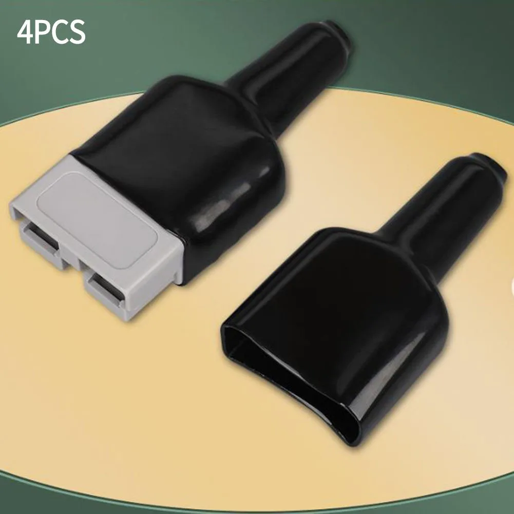 

10PCS Waterproof 50A Plug Connector Flush Mount Dustproof Cable Jacket For Anderson Caravan Solar Panel Speaker Plug Amp