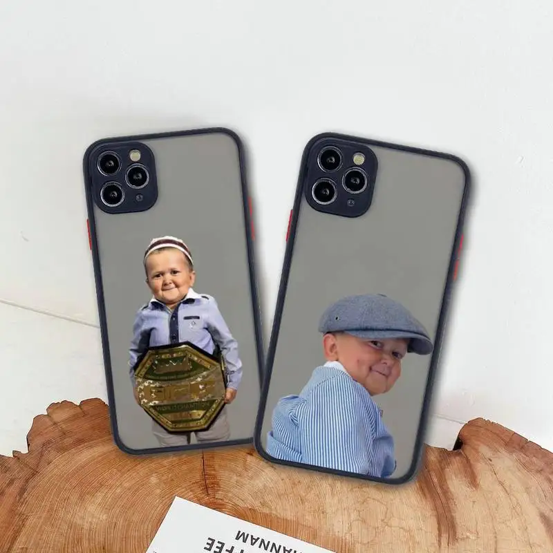 

Funny hasbulla Phone Case For iphone 13 12 11 Pro Max Mini XS 8 7 Plus X SE 2020 XR Matte Transparent Cover