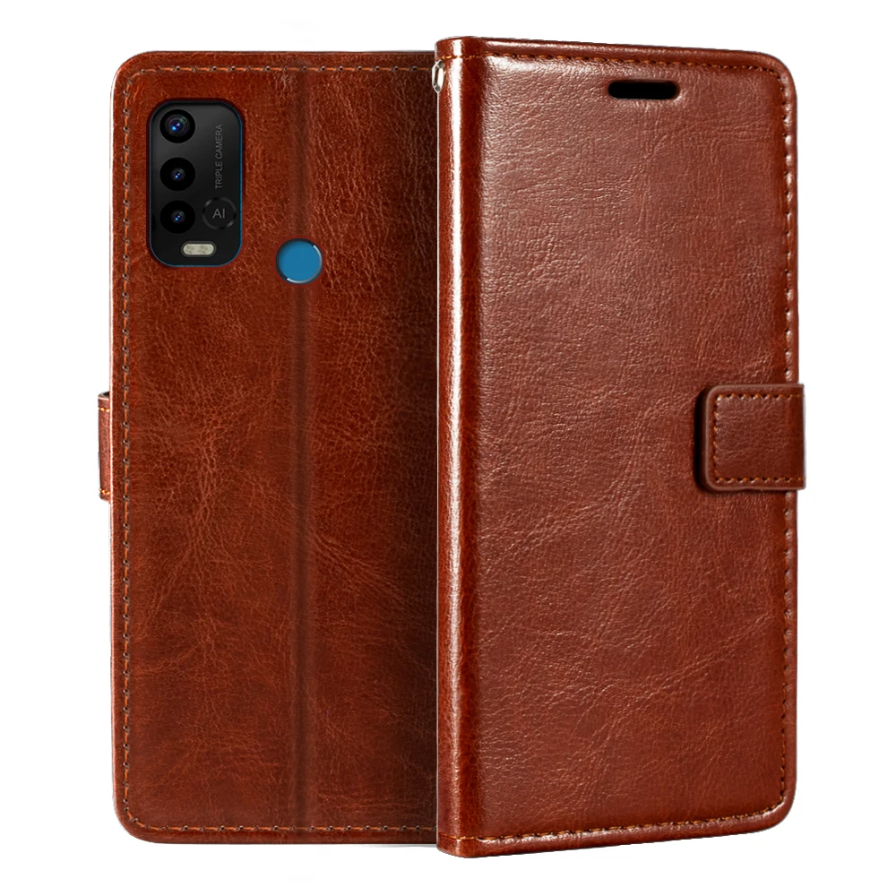 

Case For SUGAR C60 Wallet Premium PU Leather Magnetic Flip Case Cover With Card Holder And Kickstand For SUGAR C60