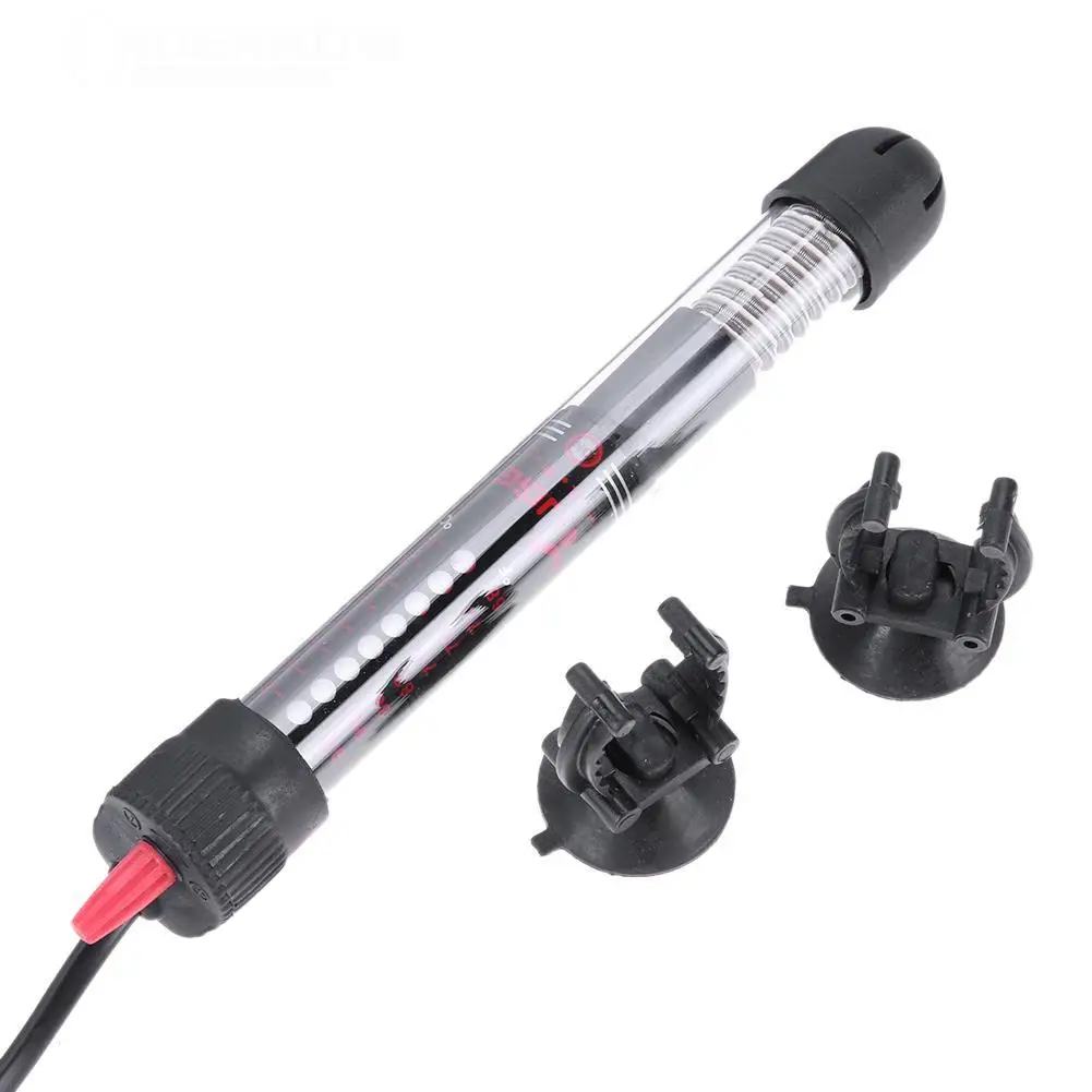 

25w/100w/200w/300w Aquarium Submersible Fish Tank 110v-220v Adjustable Temperature Thermostat Heater Rod EU Plug