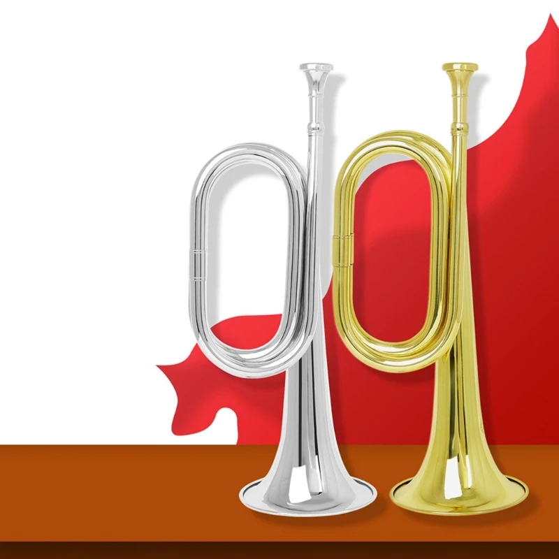 

Musical Instruments Beginners Big Brass Strides Spanish Bugle Trumpet for School