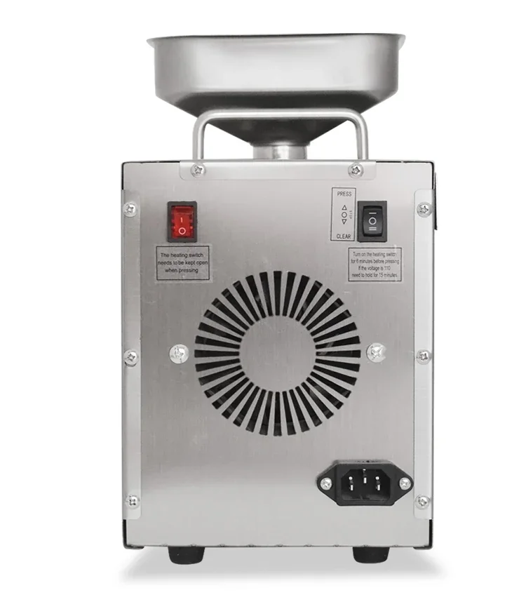 Пресс для масла 700 Вт Машина прессования арахиса/льняного семени/крапси домашней