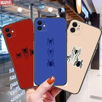 3 spider man logo phone cases for iphone 13 pro max case 12 11 pro max 8 plus 7plus 6s xr x xs 6 mini se mobile cell