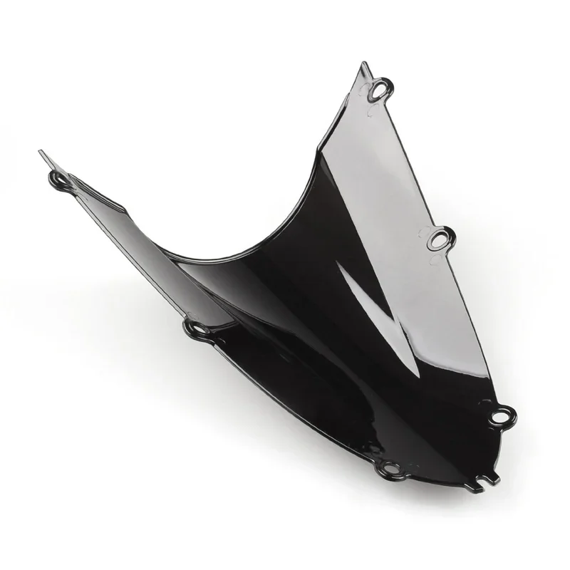 Мотоциклетное черное двойное пузырьковое ветровое стекло экран ABS подходит для