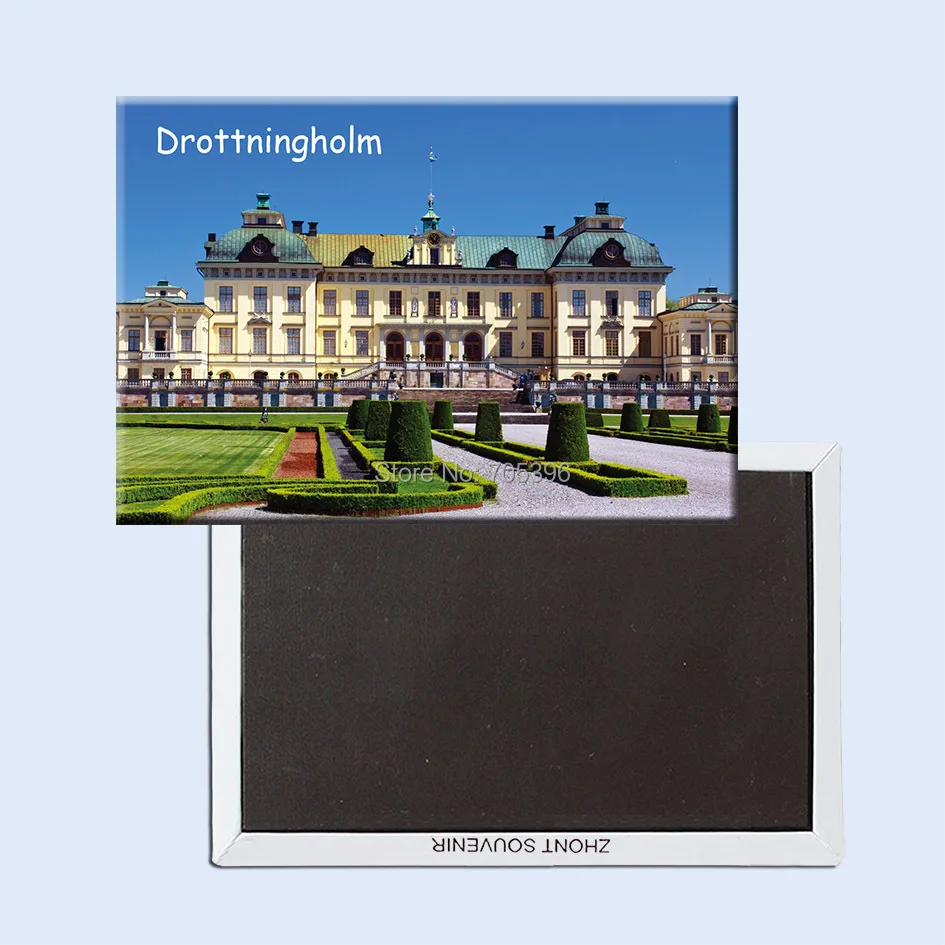 

Tourist Refrigerator Magnets 78*54mm,Drottningholm-Palace-Sweden Souvenir Fridge Magnets 20750