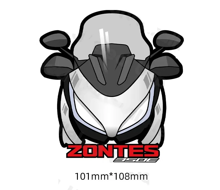 Аксессуары для мотоциклов наклейка на голову ZONTES 150M 150D 350E