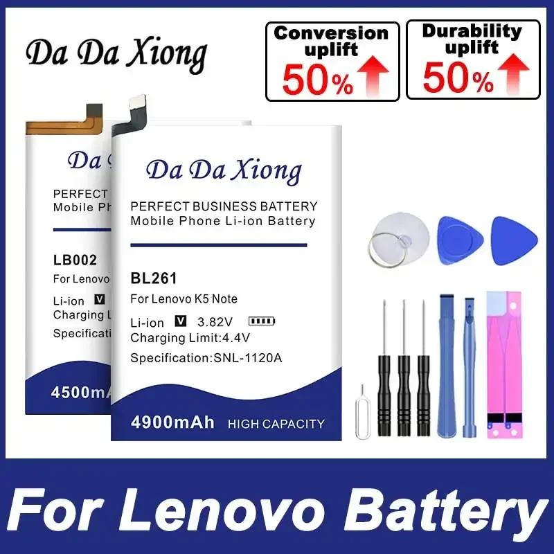 Фото BL263 L18D1P32 BL244 Аккумулятор для Lenovo Tab 7.0 ZUK Z2 pro Vibe P1 S5 Tablet M10 L38111 K10 Note K5 Pro L38041S5Pro L58091 6681 №1