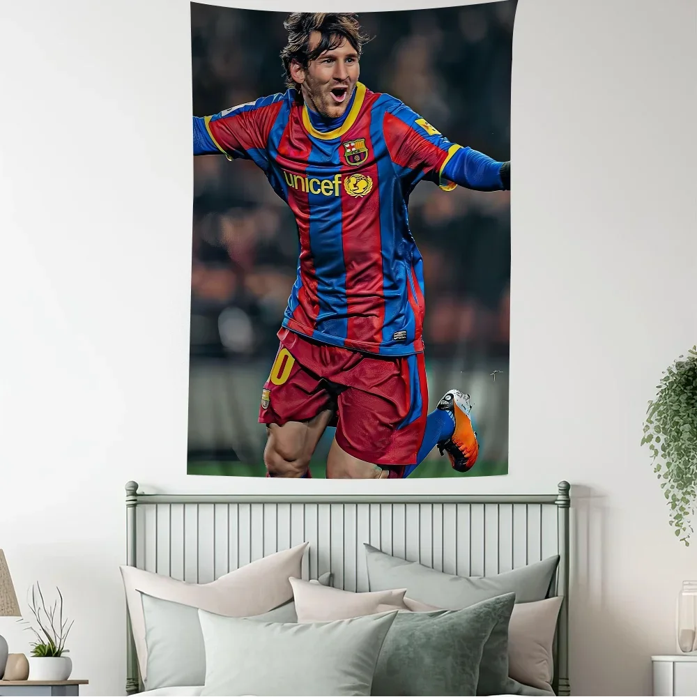 Аргентинская Футбольная звезда Meesi цветной гобелен настенные богемные гобелены