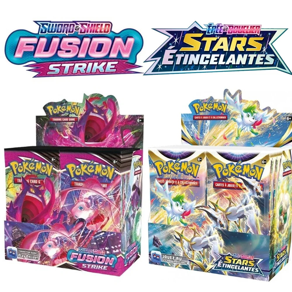 

360Pcs Pokemon Card Charizard Shiny Paper Destiny Card Trading Game Battle Shining Fates Booster Box Card Collection Toy