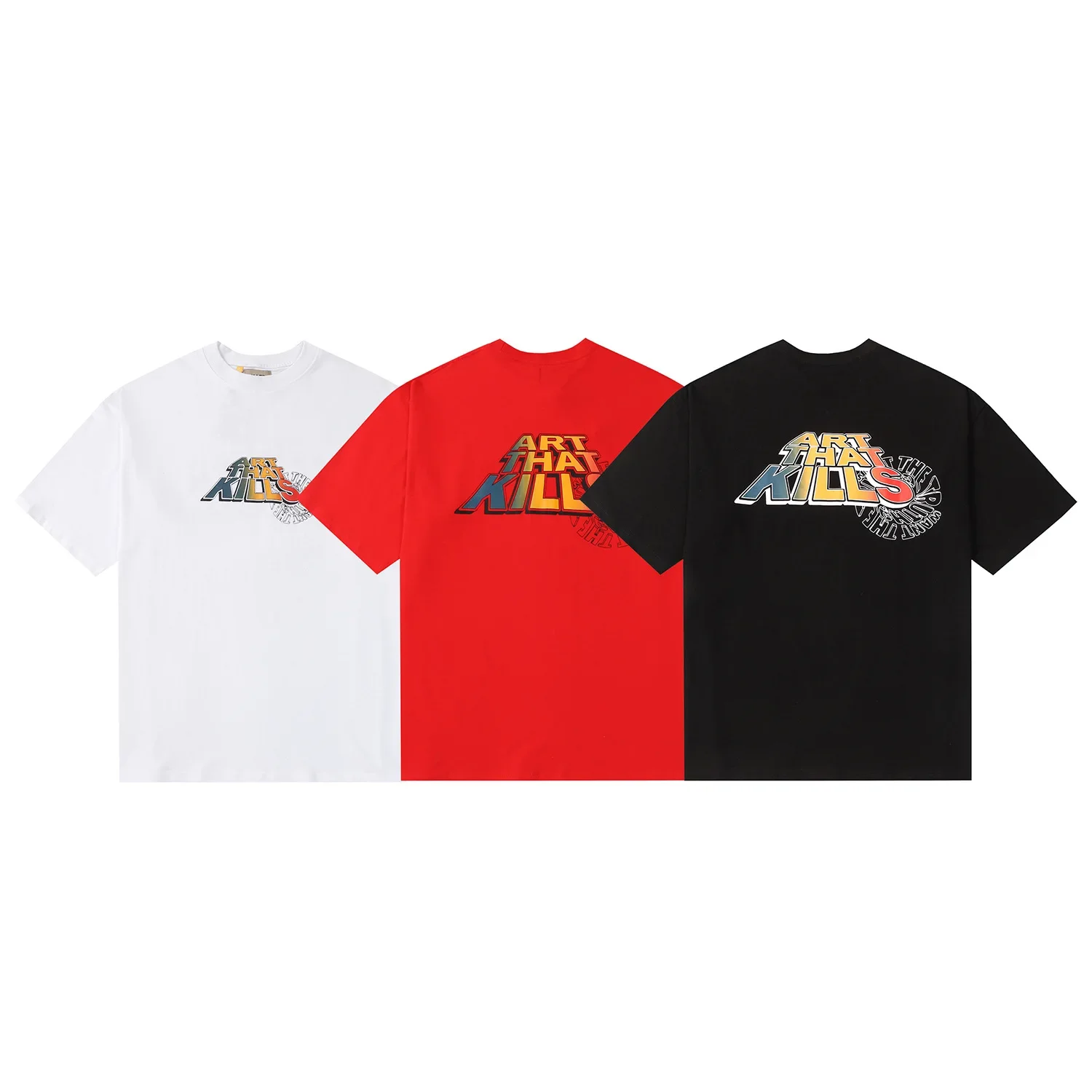 

2024 GALLERY DEPT Classic Letter T-shirt Slogan Print Men T Shirt 100% Contton Round Neck Cotton Short-sleeved T-shirt