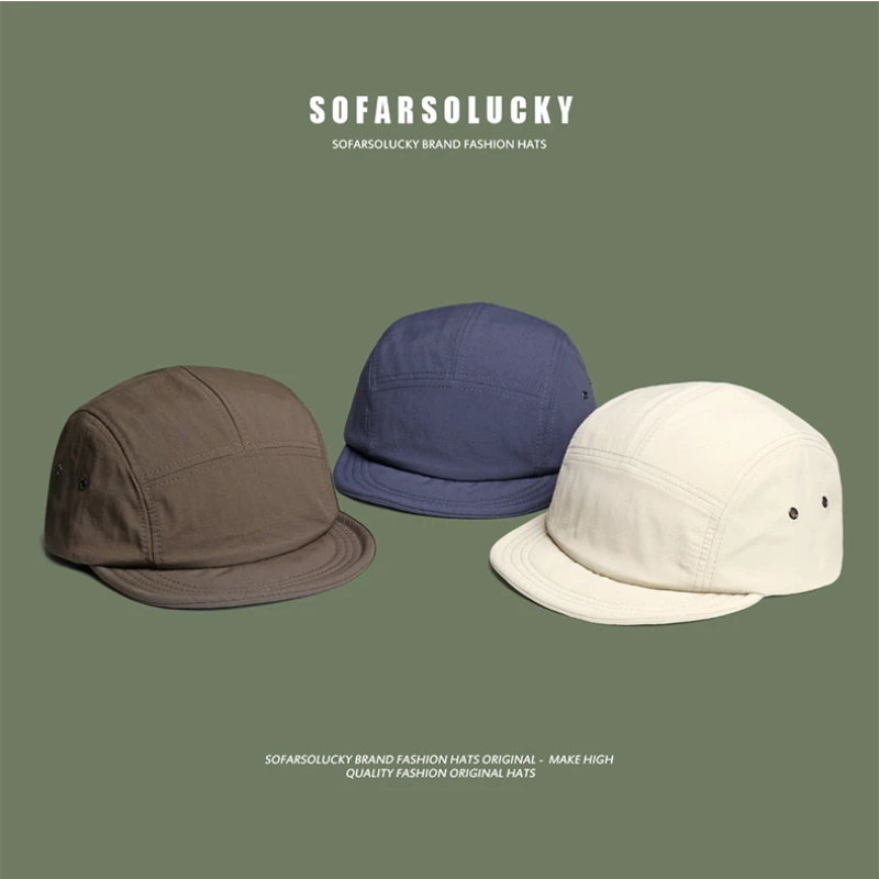 Американская короткополая бейсболка в стиле ретро летняя тонкая быстросохнущая