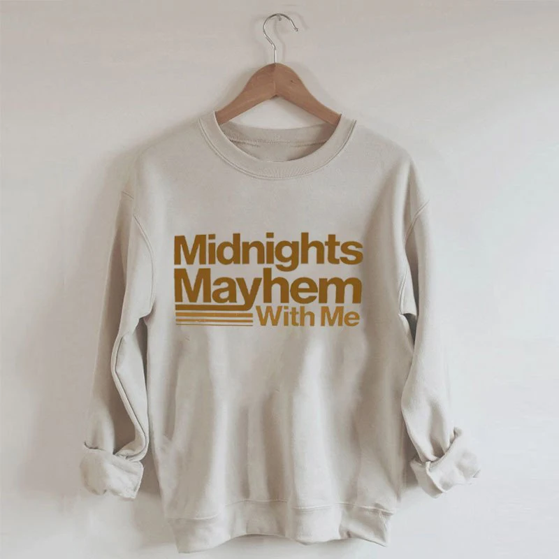 

Rheaclot Женская винтажная хлопковая толстовка с длинным рукавом с оранжевым принтом в стиле ретро