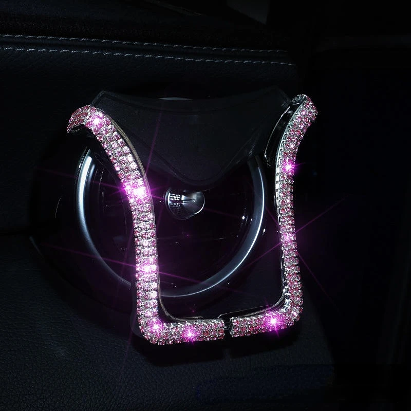 

Универсальный автомобильный держатель для телефона Bing со стразами, автомобильный держатель с креплением на вентиляционное отверстие, держатель для сотового телефона IPhone Samsung, автомобильный держатель