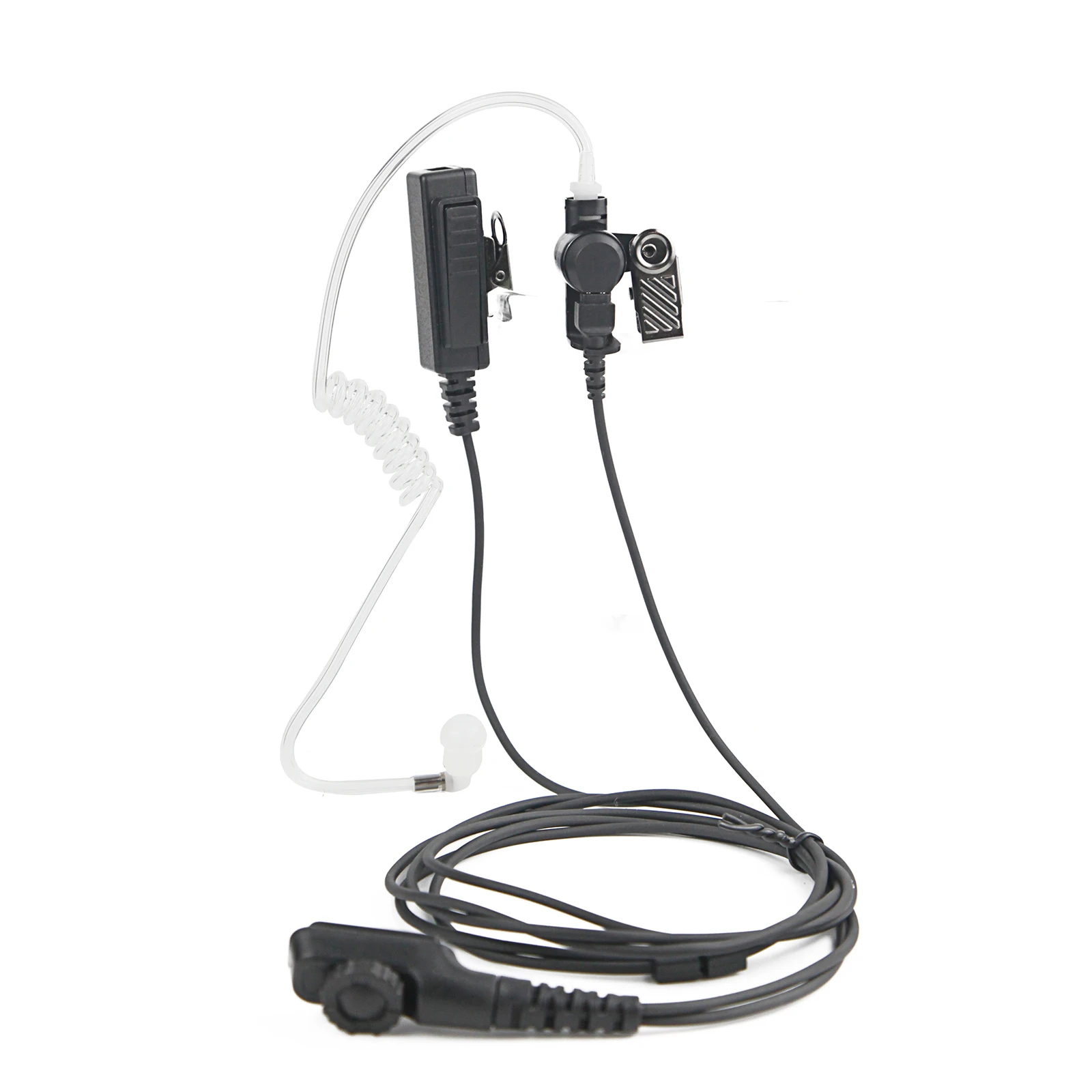 Acoustic Tube Headset Earpiece with Mic PTT for Hytera PD785 PD702G PD752 PD700 PD780 PD780G PD782 PD785G PT580 Walkie Talkie