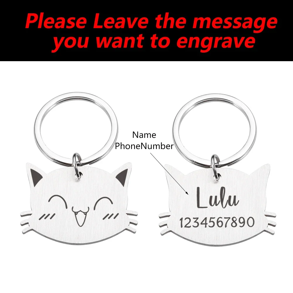 Персонализированные идентификационные бирки для домашних животных милые