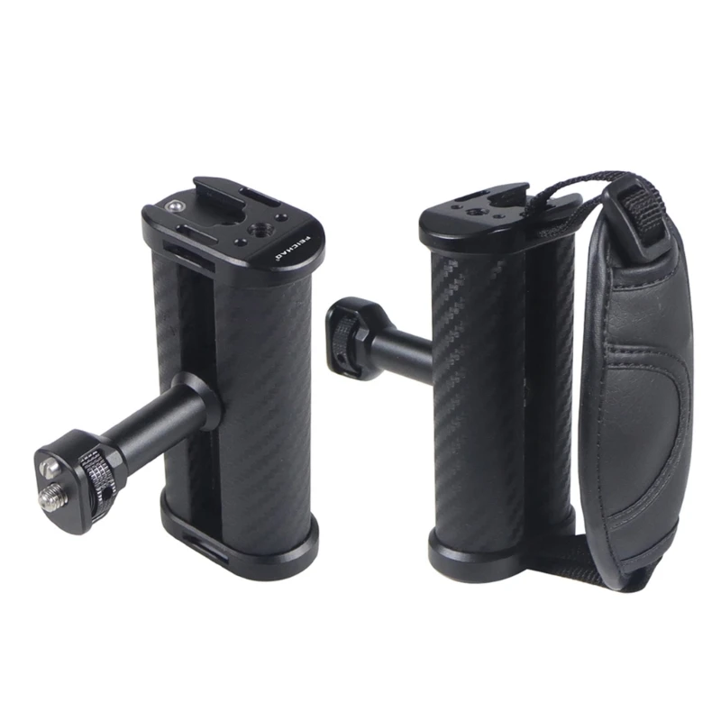 

Aluminum Side Handle Adjustable Handgrip 1/4 Screw Camera Cage Cold Shoe Mount Flash Light Holder Positioning Handle