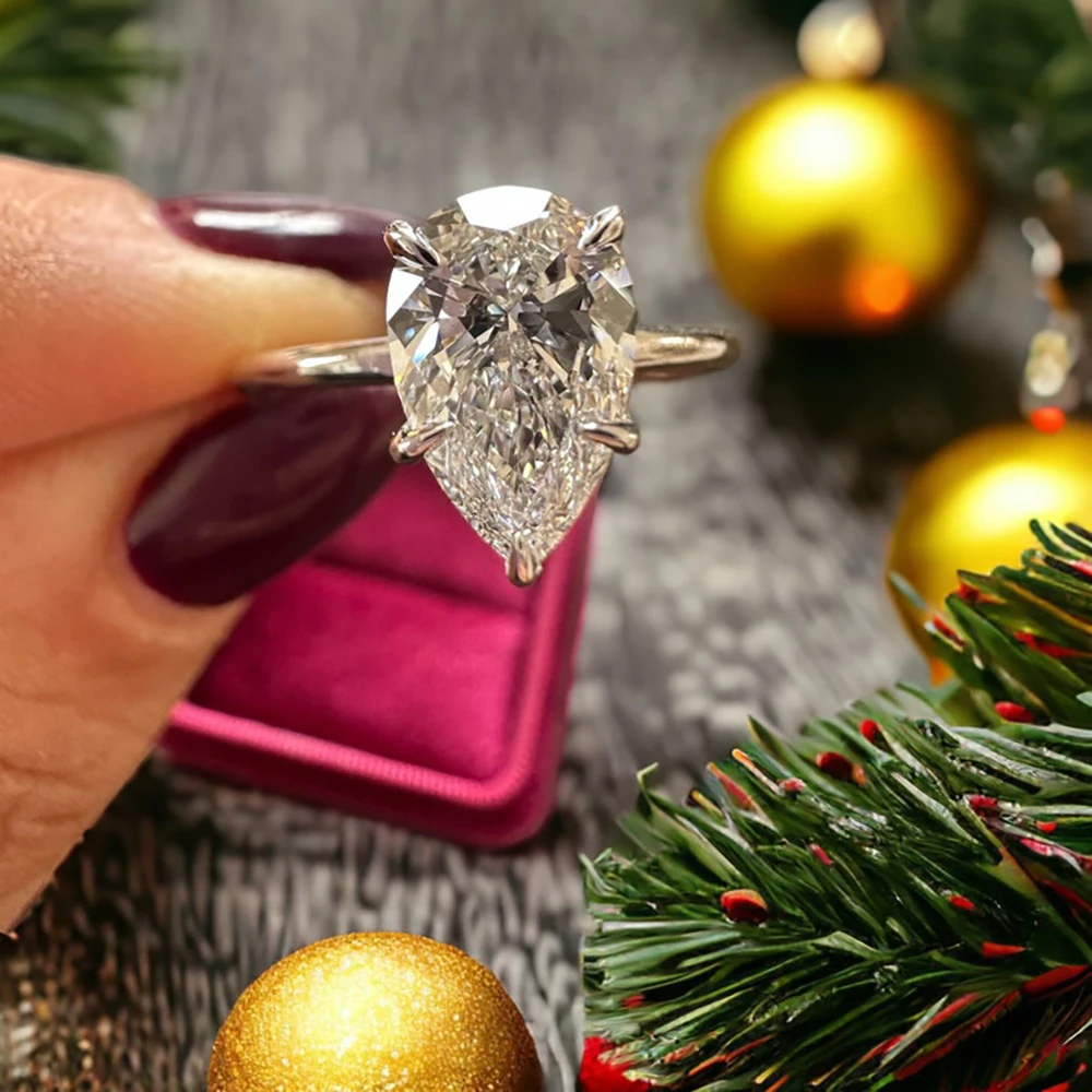 1 5-2 0 карата грушевидной огранки E VS1 14-каратное желтое золото с бриллиантом