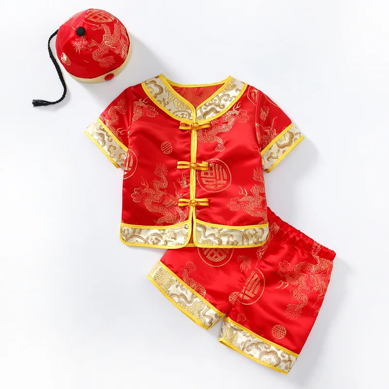 Детский костюм Тан одежда для фотосъемки традиционный китайский новогодний