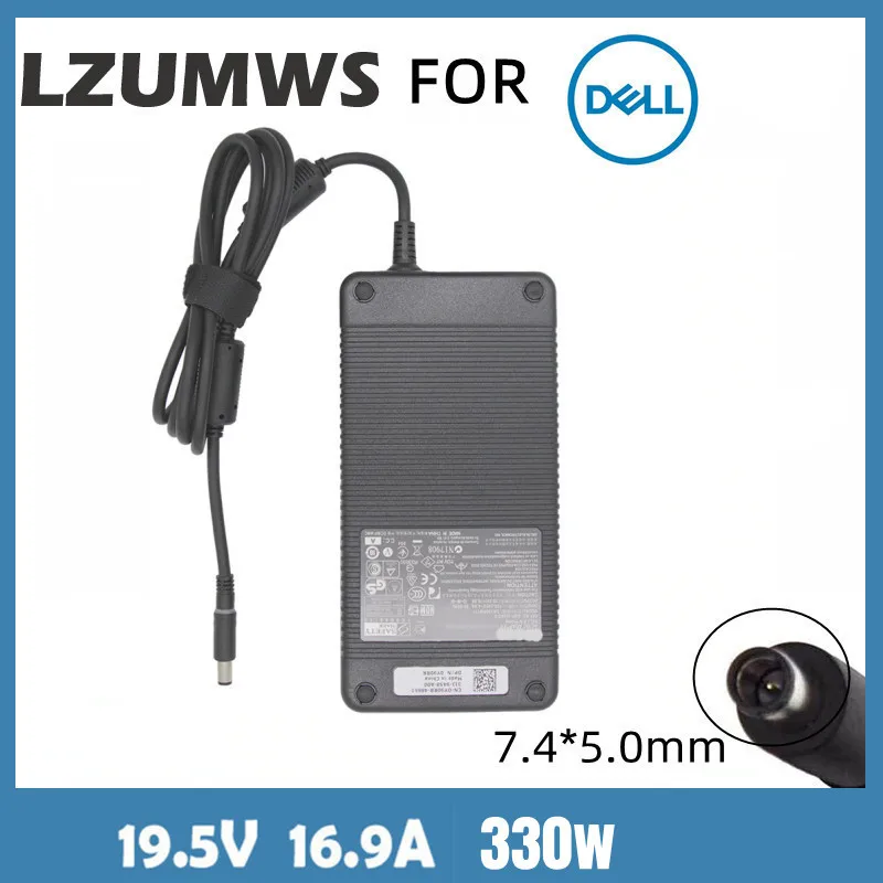 19.5V 16.9A 330W 7.4*5.0MM ADP-330AB D Laptop Adapter For Dell Alienware M18X R1 R2 R3 17 R1 R4 R5 X51 R2 R3 Y90R Power Supply