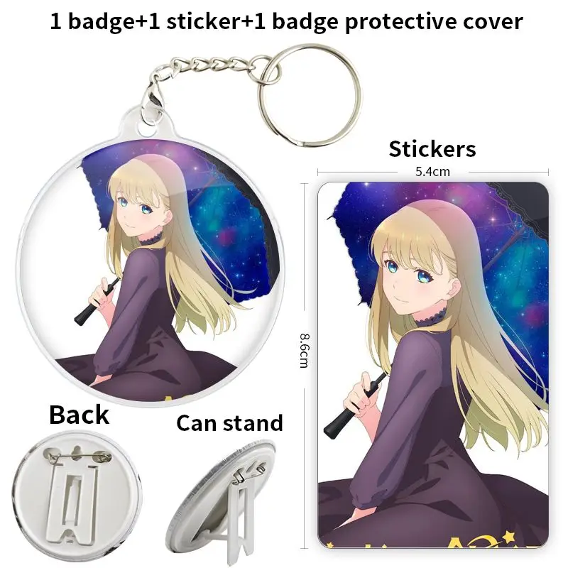 Goshiki Shiori Kuga Ichirou персонаж аниме мягкая пуговица значок брошь якорь периферийные