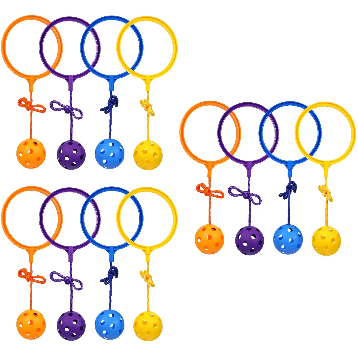 

Bouncing Ball Skip Toy Ankle Jumping Ring Toys Exercising Ropes Kids Playset Outdoor