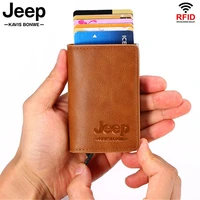 quality rfid protection wallet men money bag mini card holder purse male slim thin small leather fashion wallet with money clips