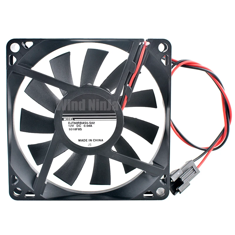 Фото DJT80RBAS5-S02 8 см X 80 мм X 15 мм DC12V 0,04A Тихий охлаждающий вентилятор для холодильника Эффективное рассеивание тепла №4