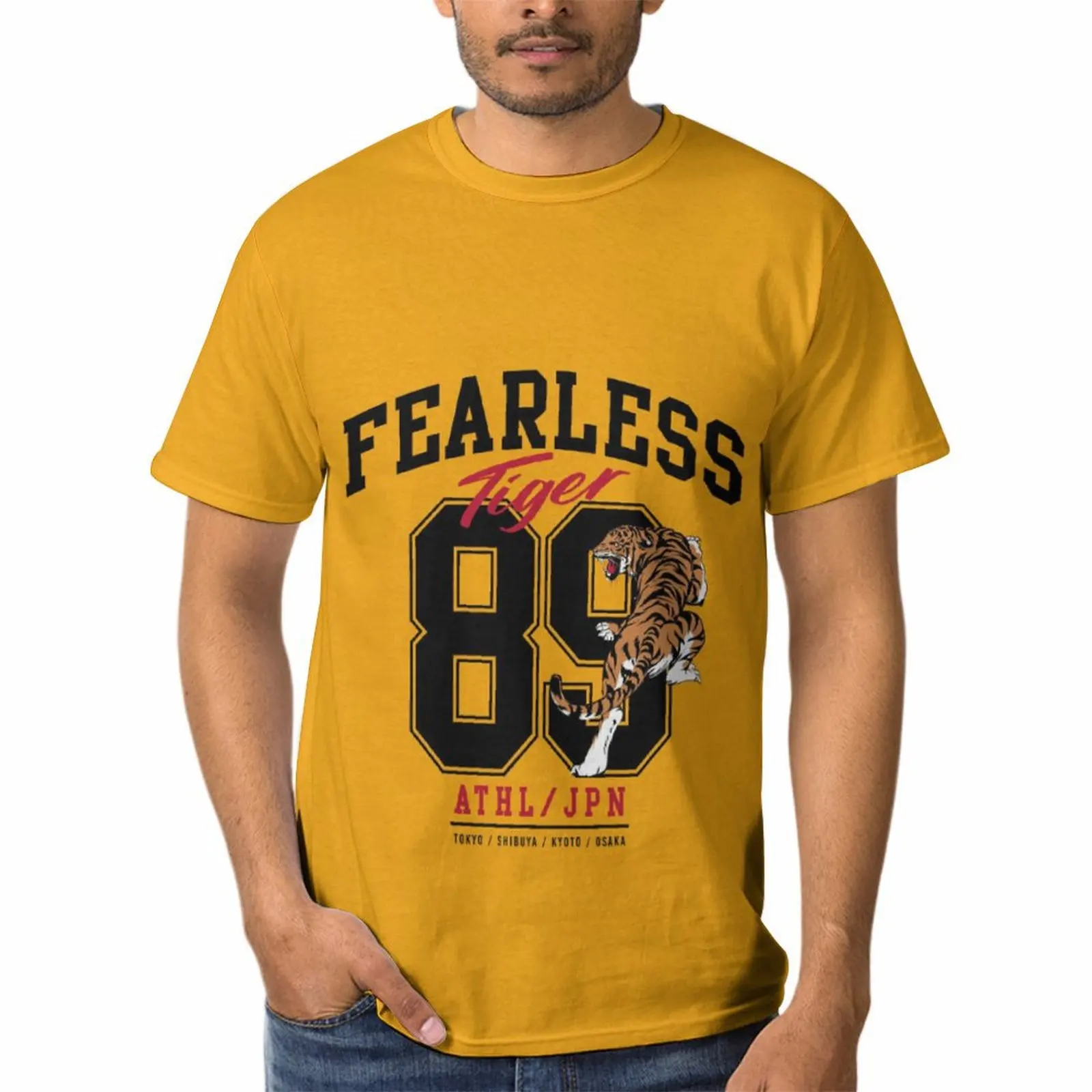 Футболка мужская однотонная с цифровым принтом Повседневная дышащая рубашка