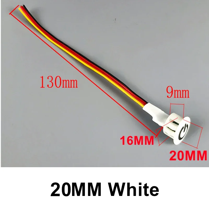 Умный домашний сенсорный датчик с регулируемой яркостью, черная кнопка, переключатель контроллера для DC5V 12V 24V, светодиодная лента для умного дома, контроллер диммера